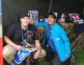Veterans with Dogs at the Royal Highland Military Tattoo